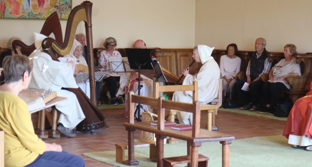 St. Lioba, - bierzemy udział w konferencji w zgromadzeniu Benedyktynów w St. Lioba w Prowansji.