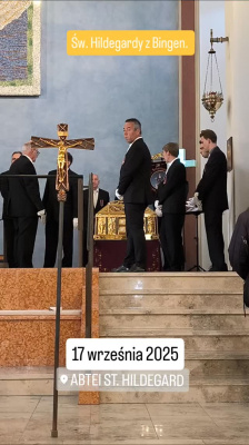 Święto Hildegardy z Bingen. 17 września spotykamy się w Bingen. #hildegarda #ogrodyhildegardy #śwhildegarda #hildegardazbingen