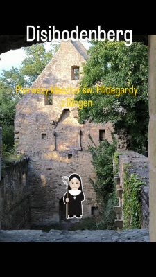 Wzgórze Disibodenberg to ruiny pierwszego klasztoru św. Hildegardy z Bingen. W 1112 roku trzy młode kobiety, w tym dwudziestoletnia Jutta von ...